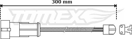 TOMEX brakes TX 30-53 - Сигналізатор, знос гальмівних колодок autocars.com.ua