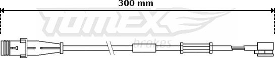 TOMEX brakes TX 30-70 - Сигнализатор, износ тормозных колодок autodnr.net