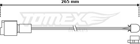 TOMEX brakes TX 30-83 - Сигналізатор, знос гальмівних колодок autocars.com.ua