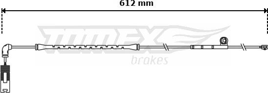 TOMEX brakes TX 30-90 - Сигнализатор, износ тормозных колодок autodnr.net