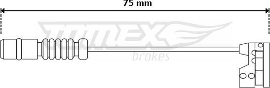 TOMEX brakes TX 30-92 - Сигналізатор, знос гальмівних колодок autocars.com.ua
