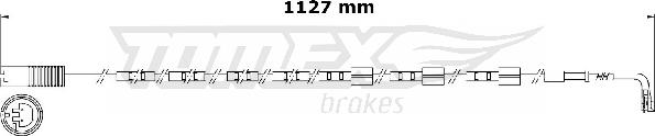 TOMEX brakes TX 31-01 - Сигналізатор, знос гальмівних колодок autocars.com.ua
