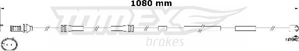 TOMEX brakes TX 31-18 - Сигналізатор, знос гальмівних колодок autocars.com.ua