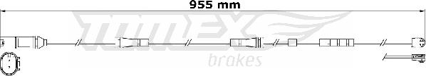 TOMEX brakes TX 31-22 - Сигналізатор, знос гальмівних колодок autocars.com.ua