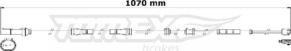 TOMEX brakes TX 31-30 - Сигналізатор, знос гальмівних колодок autocars.com.ua