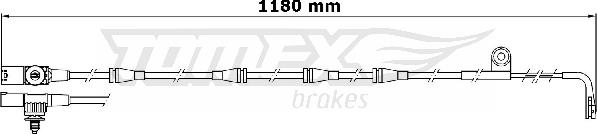 TOMEX brakes TX 31-33 - Сигналізатор, знос гальмівних колодок autocars.com.ua