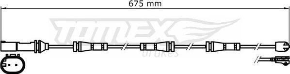 TOMEX brakes TX 31-35 - Сигнализатор, износ тормозных колодок autodnr.net