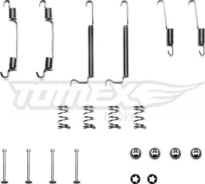 TOMEX brakes TX 40-04 - Комплектующие, барабанный тормозной механизм autodnr.net