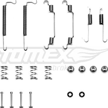 TOMEX brakes TX 40-05 - Комплектующие, барабанный тормозной механизм autodnr.net