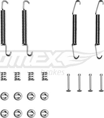 TOMEX brakes TX 40-06 - Комплектуючі, барабанний гальмівний механізм autocars.com.ua