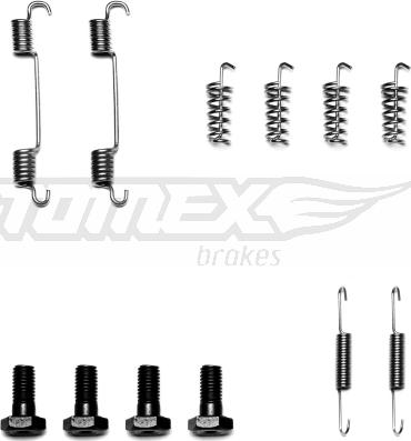 TOMEX brakes TX 40-07 - Комплектуючі, барабанний гальмівний механізм autocars.com.ua