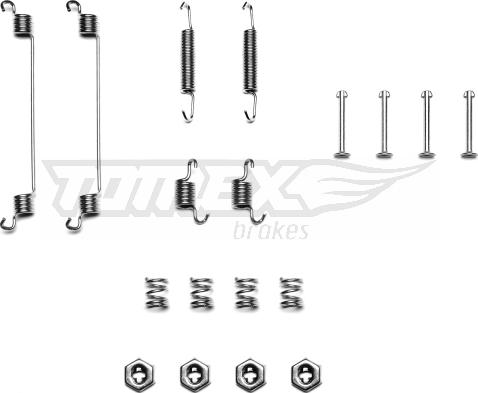 TOMEX brakes TX 40-09 - Комплектуючі, барабанний гальмівний механізм autocars.com.ua