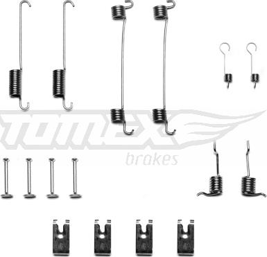 TOMEX brakes TX 40-10 - Комплектуючі, барабанний гальмівний механізм autocars.com.ua