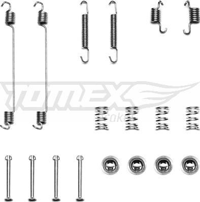 TOMEX brakes TX 40-23 - Комплектуючі, барабанний гальмівний механізм autocars.com.ua