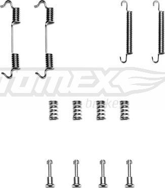 TOMEX brakes TX 40-24 - Комплектуючі, барабанний гальмівний механізм autocars.com.ua