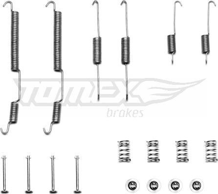 TOMEX brakes TX 40-29 - Комплектуючі, барабанний гальмівний механізм autocars.com.ua