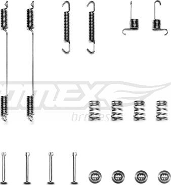 TOMEX brakes TX 40-31 - Комплектуючі, барабанний гальмівний механізм autocars.com.ua