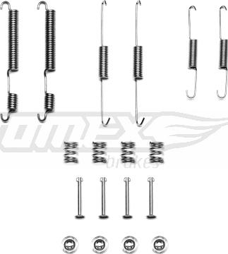 TOMEX brakes TX 40-45 - Комплектуючі, барабанний гальмівний механізм autocars.com.ua