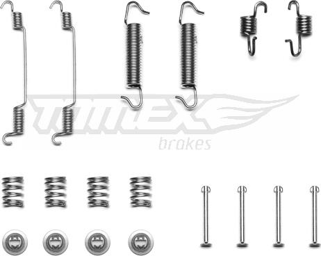 TOMEX brakes TX 40-47 - Комплектуючі, барабанний гальмівний механізм autocars.com.ua