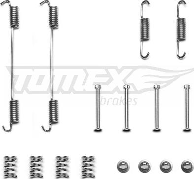 TOMEX brakes TX 40-51 - Комплектуючі, барабанний гальмівний механізм autocars.com.ua