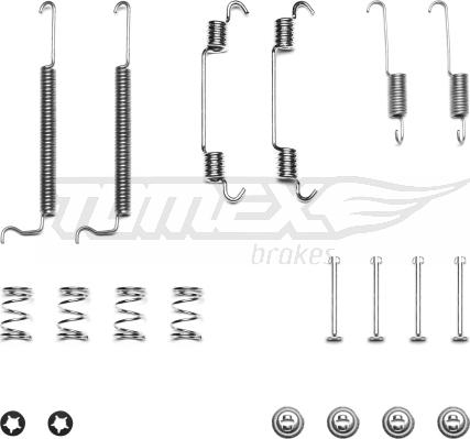 TOMEX brakes TX 40-57 - Комплектуючі, барабанний гальмівний механізм autocars.com.ua