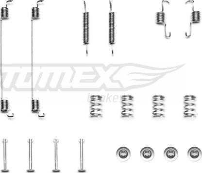 TOMEX brakes TX 40-61 - Комплектуючі, барабанний гальмівний механізм autocars.com.ua