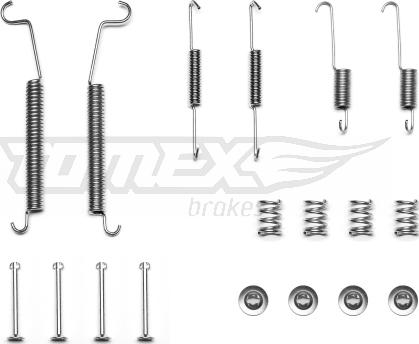 TOMEX brakes TX 40-67 - Комплектуючі, барабанний гальмівний механізм autocars.com.ua