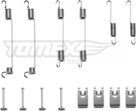 TOMEX brakes TX 40-70 - Комплектуючі, барабанний гальмівний механізм autocars.com.ua