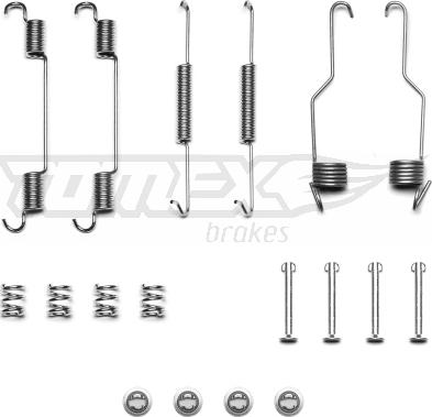 TOMEX brakes TX 40-78 - Комплектуючі, барабанний гальмівний механізм autocars.com.ua