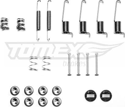 TOMEX brakes TX 42-10 - Комплектуючі, барабанний гальмівний механізм autocars.com.ua