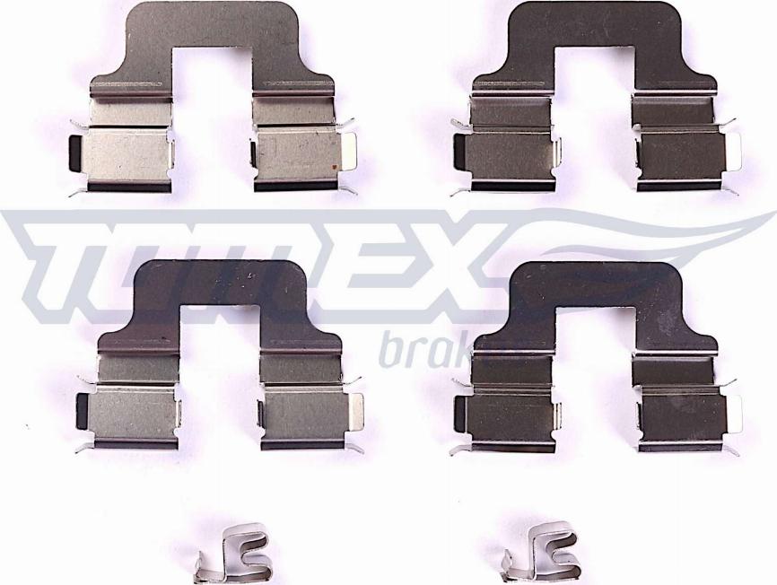 TOMEX brakes TX 43-14 - Комплектующие для колодок дискового тормоза autodnr.net