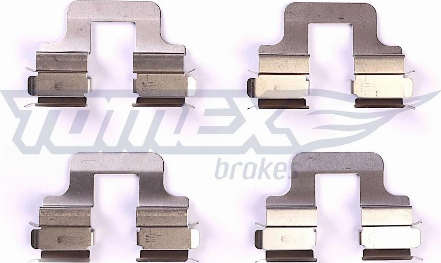 TOMEX brakes TX 43-15 - Комплектующие для колодок дискового тормоза autodnr.net