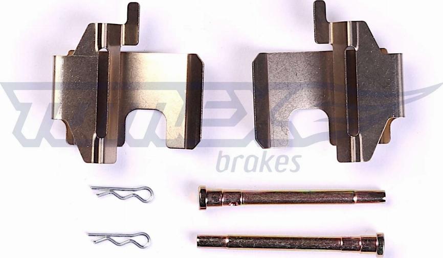 TOMEX brakes TX 43-19 - Комплектуючі, колодки дискового гальма autocars.com.ua