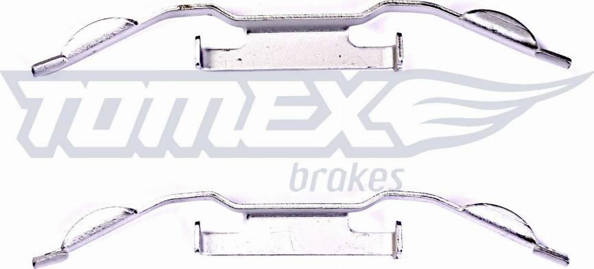 TOMEX brakes TX 43-31 - Комплектуючі, колодки дискового гальма autocars.com.ua
