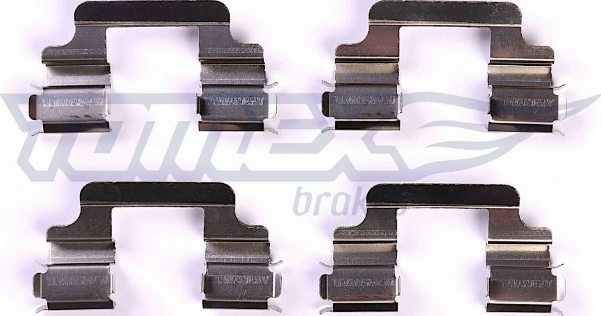 TOMEX brakes TX 43-33 - Комплектующие для колодок дискового тормоза autodnr.net
