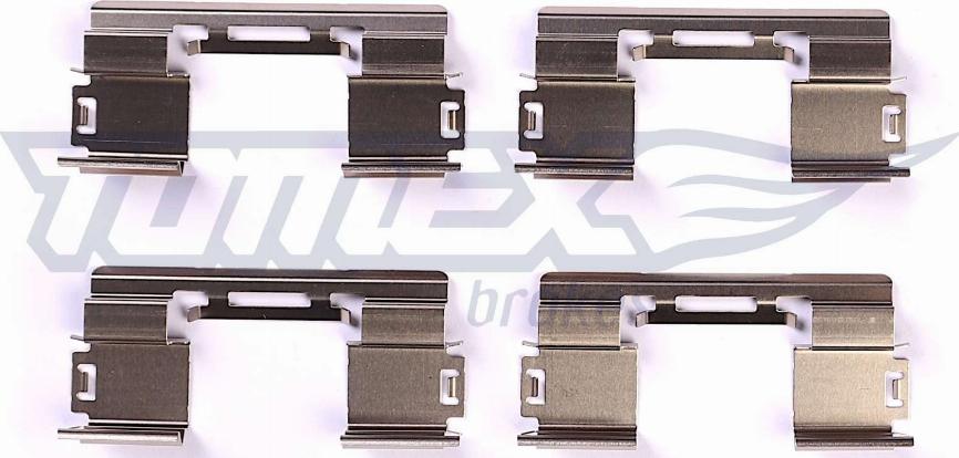 TOMEX brakes TX 43-35 - Комплектуючі, колодки дискового гальма autocars.com.ua