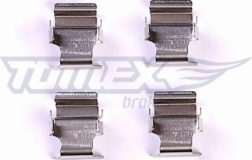 TOMEX brakes TX 43-37 - Комплектуючі, колодки дискового гальма autocars.com.ua