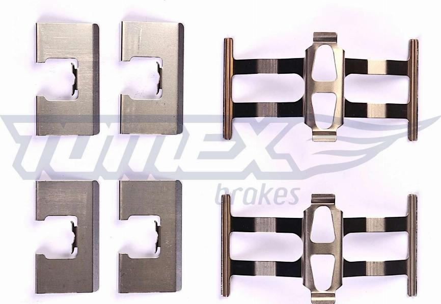TOMEX brakes TX 43-39 - Комплектующие для колодок дискового тормоза autodnr.net