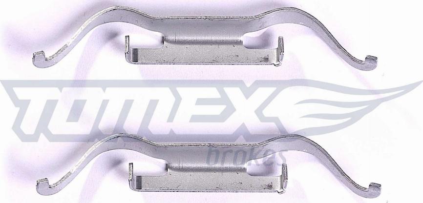 TOMEX brakes TX 43-47 - Комплектуючі, колодки дискового гальма autocars.com.ua