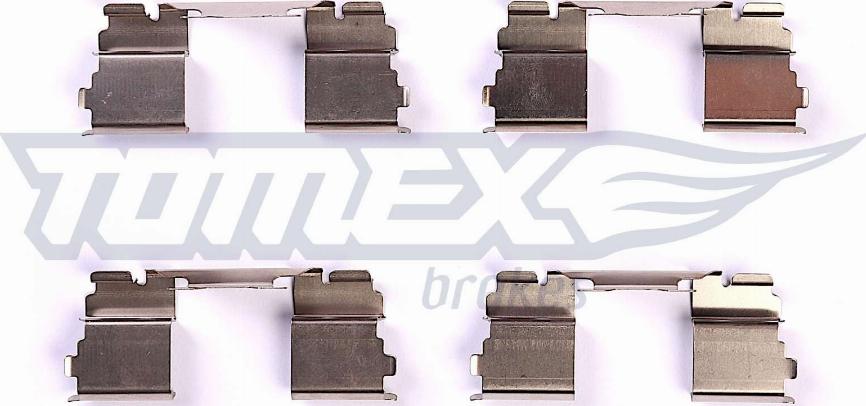 TOMEX brakes TX 43-50 - Комплектуючі, колодки дискового гальма autocars.com.ua
