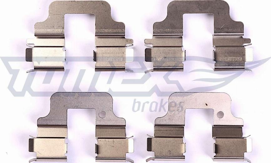 TOMEX brakes TX 43-53 - Комплектуючі, колодки дискового гальма autocars.com.ua