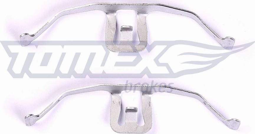 TOMEX brakes TX 43-56 - Комплектуючі, колодки дискового гальма autocars.com.ua