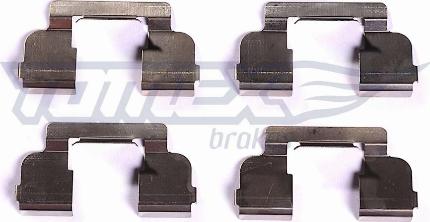 TOMEX brakes TX 43-58 - Комплектуючі, колодки дискового гальма autocars.com.ua