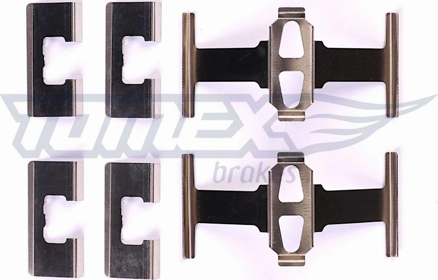 TOMEX brakes TX 43-68 - Комплектуючі, колодки дискового гальма autocars.com.ua