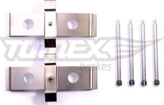 TOMEX brakes TX 43-77 - Комплектуючі, колодки дискового гальма autocars.com.ua