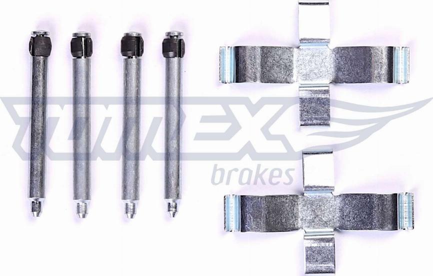 TOMEX brakes TX 43-79 - Комплектуючі, колодки дискового гальма autocars.com.ua