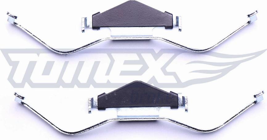 TOMEX brakes TX 43-81 - Комплектуючі, колодки дискового гальма autocars.com.ua