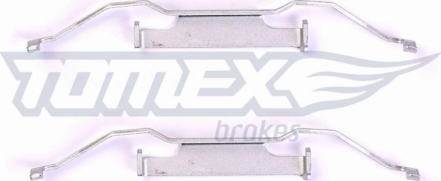 TOMEX brakes TX 43-82 - Комплектуючі, колодки дискового гальма autocars.com.ua