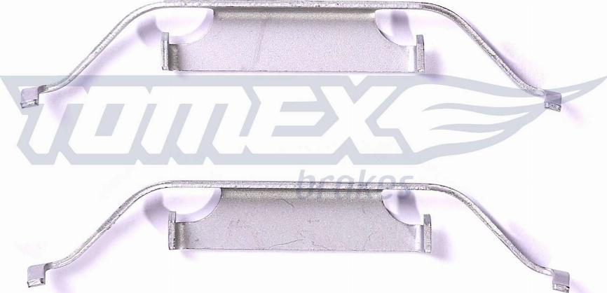 TOMEX brakes TX 43-93 - Комплектуючі, колодки дискового гальма autocars.com.ua