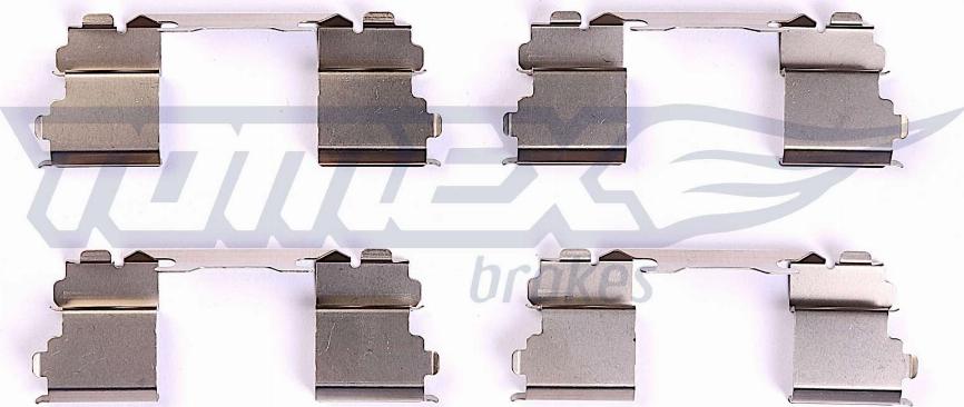 TOMEX brakes TX 44-18 - Комплектуючі, колодки дискового гальма autocars.com.ua